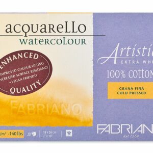 Fabriano Artistico EQ Extra White 300g GF CP 18x26cm 20ark