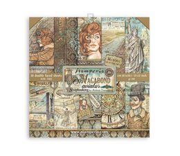 Stamperia Sir Vagabond Aviator 12x12 Inch Paper Pack