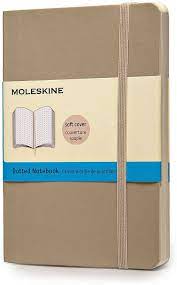 Moleskine Classic Notebook Soft L – Prikker grå