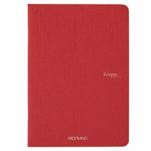 Fabriano EcoQua Original Stiftet A4 Linjert Cherry