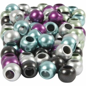 Kongoperler Metallic 10mm