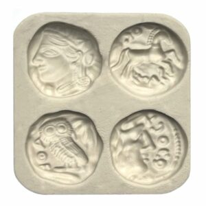 Powertex Støpeform 4 coins medium