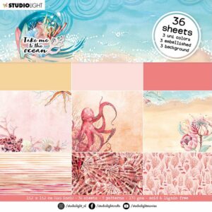 Studio Light Take me to the Ocean Paper pad – Warm colors