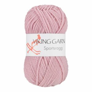 Viking Garn Sportsragg - 574 lys rosa