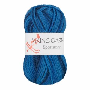 Viking Garn Sportsragg - 583 multi blå