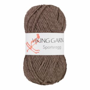 Viking Garn Sportsragg - 519 lys brun