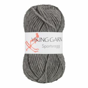 Viking Garn Sportsragg - 530 grå