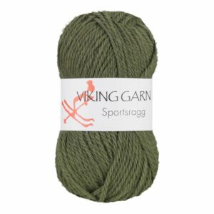 Viking Garn Sportsragg - 532 mørk grønn