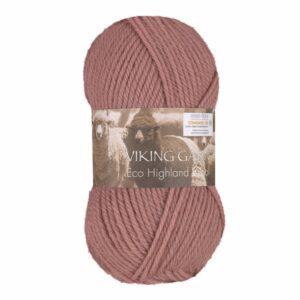 Viking Garn Eco Highland Ull - 282 gml.rosa