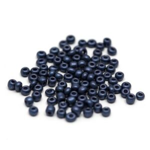 Glassperle 3mm Fargenr.210 1353 blå metallic