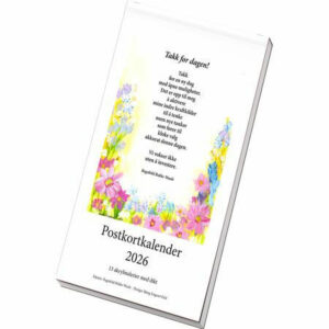 2026 postkortkalender akvarell