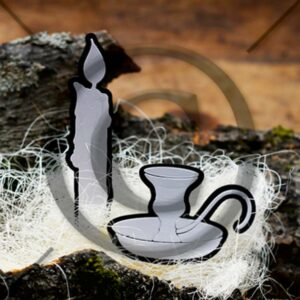 Dies - lys og lysestake