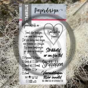 Stempel - hjemmestrikk