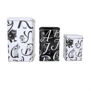 Mummi Oppbevaringsbokser ABC 3stk