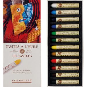 Sennelier Oil pastels set 12 - initiation