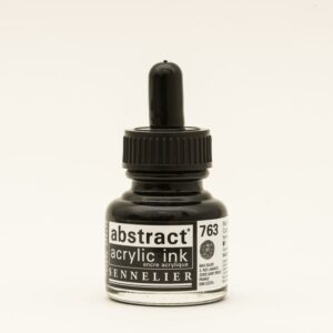 Sennelier Abstract ink 30ml - 763 carbon black
