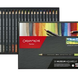 CdA MUSEUM Aquarelle Pencil 20pk landscape