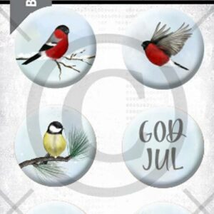 Buttons - Julefugler