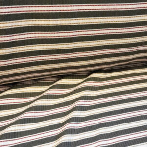 dylana rib jersey - army ecru gold