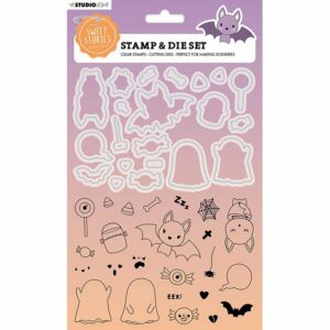 Studio Light Sweet Stories Stamp & Die – Halloween 48