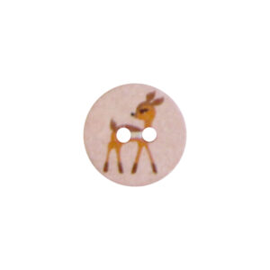 Knapp 453679 2-hull 15mm 46 Lys rosa