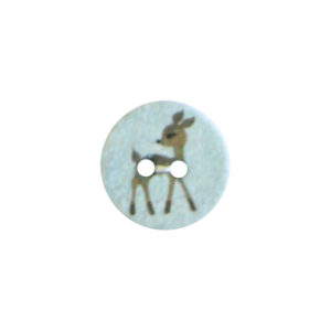 Knapp 453679 2-hull 15mm 64 Lys blå