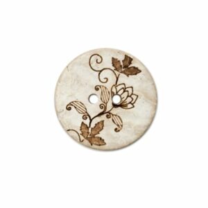 Knapp 22mm Blomst