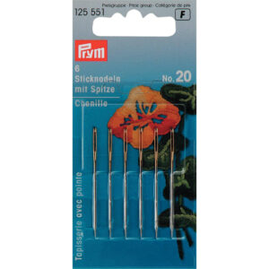 Prym Broderinåler – Spiss No.20 – 6stk