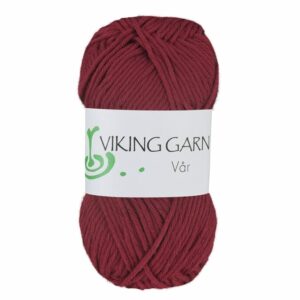 Viking Garn Vår - 459 burgunder
