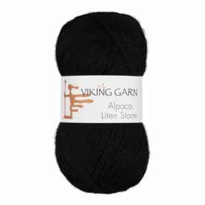 Viking Garn Alpaca Liten Storm - 703 svart