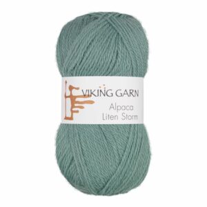 Viking Garn Alpaca Liten Storm - 738 petrol
