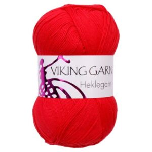 Viking Garn Heklegarn 12/4 - 850 rød