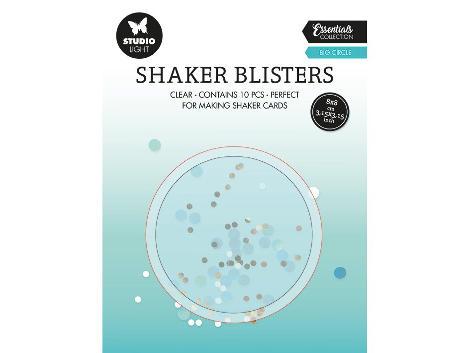 Studio Light Essentials Shaker Blister 10stk – Big circle 8