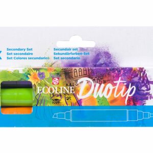 Talens Ecoline Duotip Marker Set 3stk – Secondary