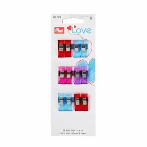 Prym Love – 12 Stoffklips – 2,6cm