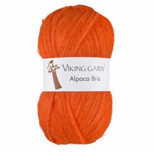 Viking Garn Alpaca Bris - 371 sterk orange