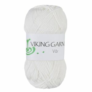 Viking Garn Vår - 400 hvit