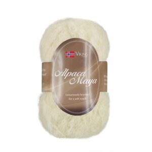 Viking Garn Alpaca Maya - 702 naturhvit