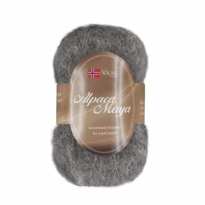 Viking Garn Alpaca Maya - 715 grå