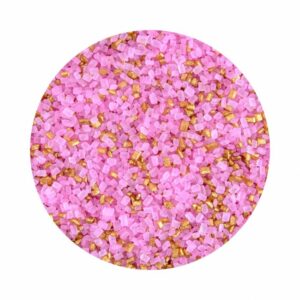 Kakestrø Farget Sukker Gulljenta 100g