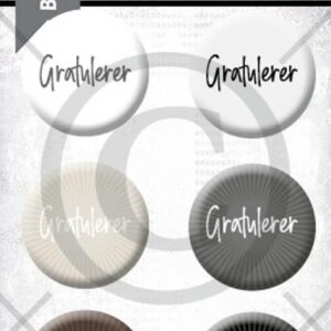 Buttons - gratulerer 11