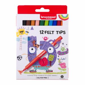 Bruynzeel KIDS – Felt Tips-tusjer 12stk