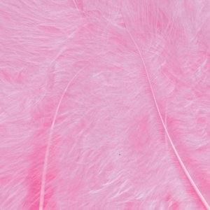 fjær 15stk rosa