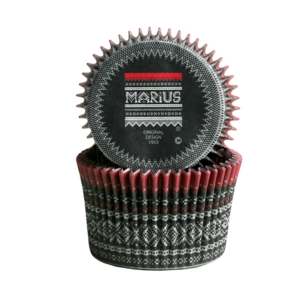 Muffinsform JUMBO Marius Svart, 30 stk