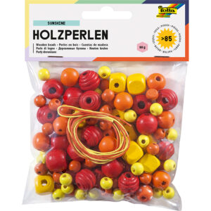 Folia Perlesett Treperler 60g – Gul/rød