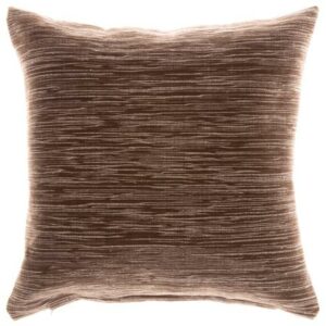 Putetrekk Riga bomull brun 45x45cm