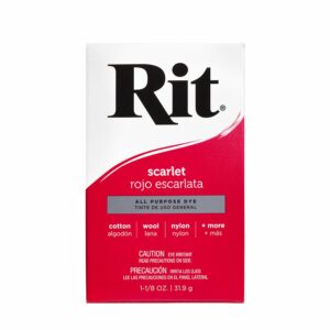Rit Powder Dye Tekstilfarge 31,9g – Scarlet