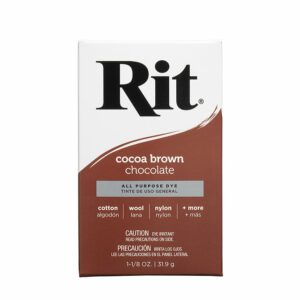 Rit Powder Dye Tekstilfarge 31,9g – Cocoa Brown