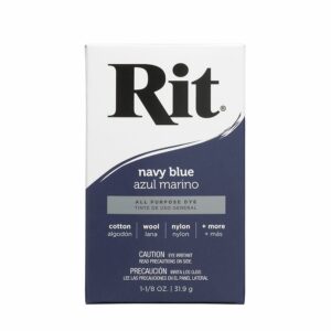 Rit Powder Dye Tekstilfarge 31,9g – Navy Blue