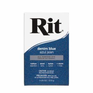 Rit Powder Dye Tekstilfarge 31,9g – Denim Blue